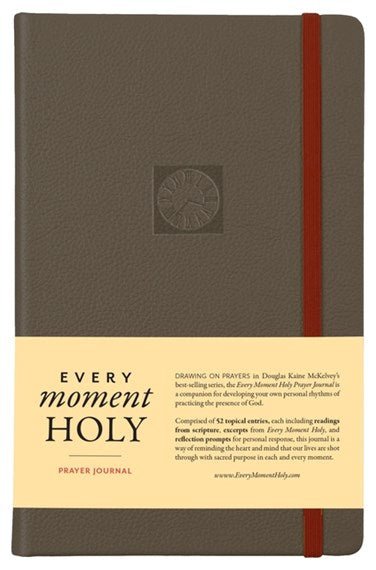 Every Moment Holy Prayer Journal (Grey) - 9781951872199 - Rabbit Room Press - The Little Lost Bookshop