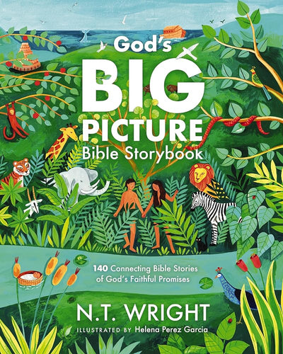 God's Big Picture Bible Storybook: 140 Connecting Bible Stories of God's Faithful Promises - 9781400246878 - N. T. Wright - Tommy Nelson - The Little Lost Bookshop