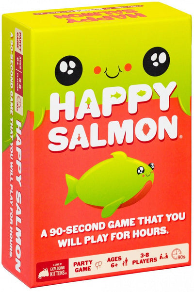 Happy Salmon - 852131006792 - Exploding Kittens - Exploding Kittens - The Little Lost Bookshop