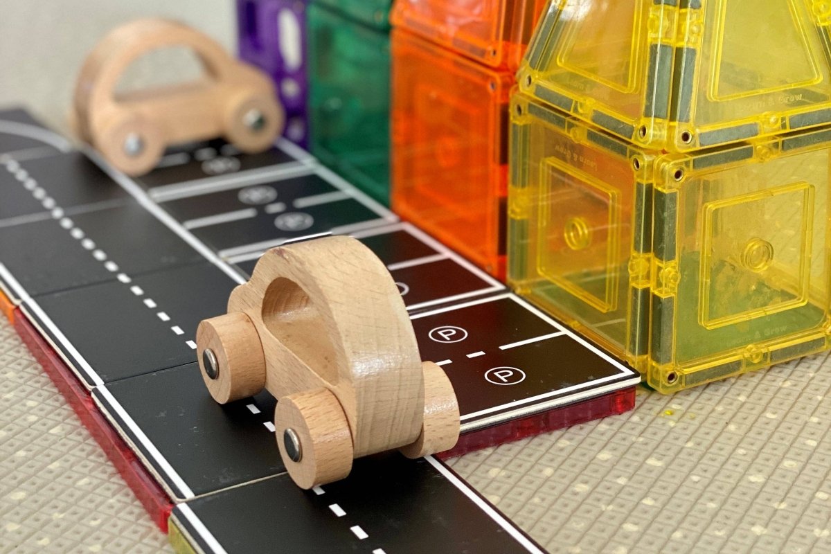 Learn & Grow Magnetic Tile Topper - Road Pack (40 Piece) - LAGT - TOPPER - ROAD - PACK - Learn and Grow Toys - The Little Lost Bookshop