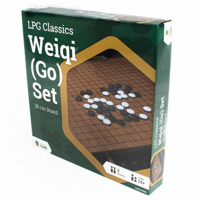 LPG Wooden Go Set (30cm Board with Drawers) - 742033922941 - Let's Play Games - The Little Lost Bookshop