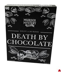 Murder Mystery Party - Death By Chocolate - 023332332182 - Party Game - University Games - The Little Lost Bookshop