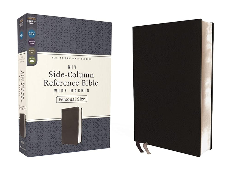 NIV, Side - Column Reference Bible (Deep Study at a Portable Size), Personal Size, Leathersoft, Black, Comfort Print - 9780310461128 - Zondervan - Zondervan - The Little Lost Bookshop