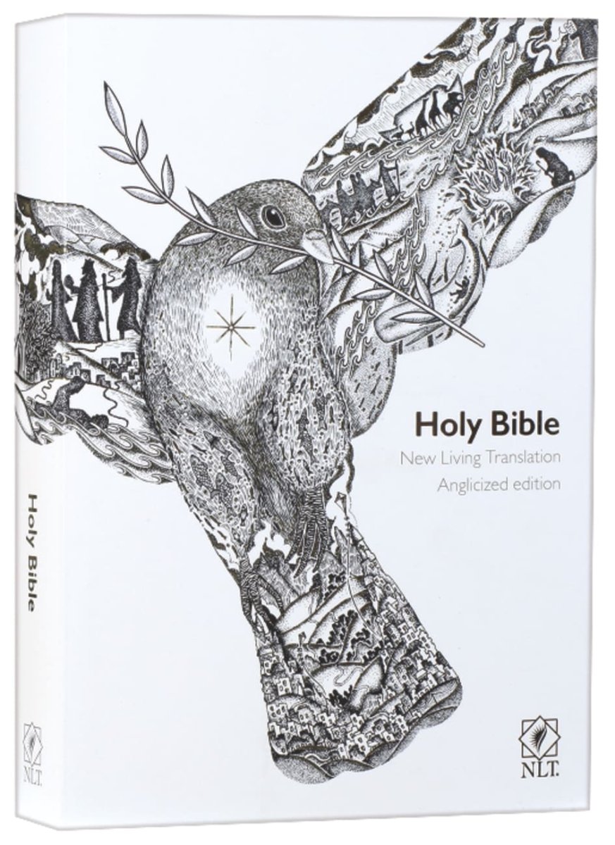 NLT Holy Bible Flexibound Dove Anglicised Edition - 9780281079544 - NLT - SPCK - The Little Lost Bookshop