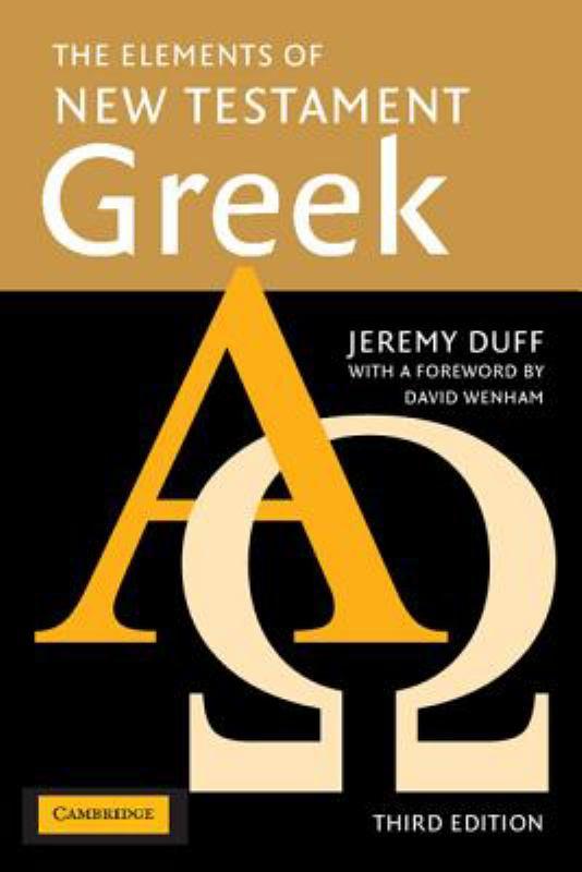 The Elements of New Testament Greek - 9780521755511 - Jeremy Duff - Cambridge University Press - The Little Lost Bookshop