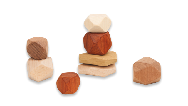 Discoveroo: Wooden Stacking Stones
