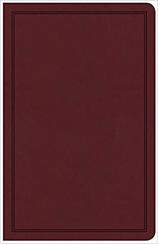 CSB Deluxe Gift Bible Burgundy
