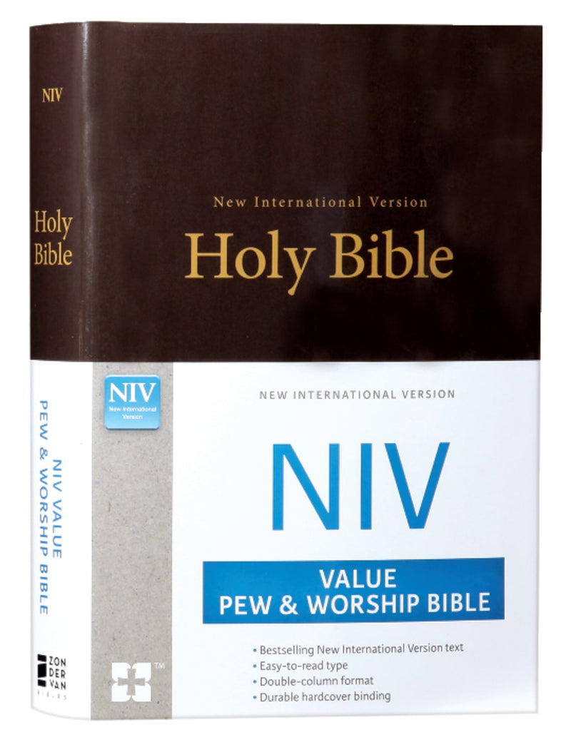 NIV Value Pew and Worship Bible [Brown]  - Black Letter