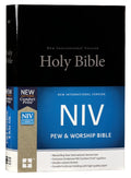 NIV Pew And Worship Bible [Black] - Black Letter