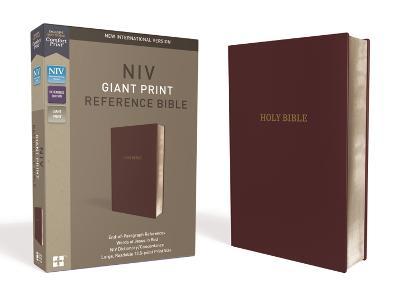 NIV Reference Bible Giant Print (Burgundy)
