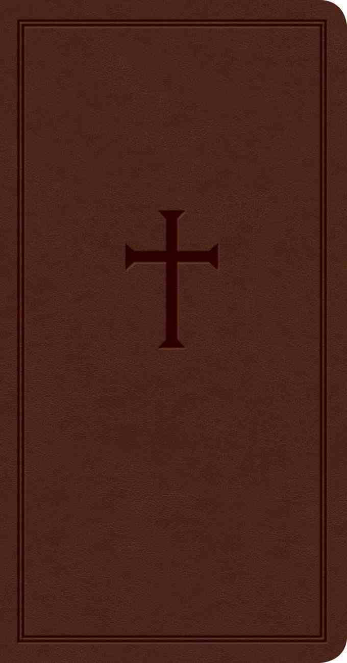 CSB Single-Column Pocket New Testament Brown (Red Letter Edition)