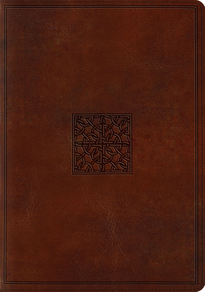 ESV Study Bible (TruTone, Walnut, Celtic Imprint Design)