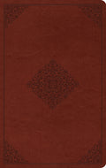 ESV Large Print Value Thinline Bible Tan Ornament (Black Letter Edition)