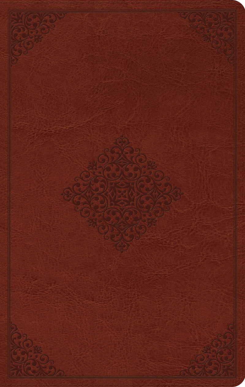 ESV Large Print Value Thinline Bible Tan Ornament (Black Letter Edition)