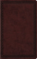 ESV Large Print Thinline Bible Mahogany