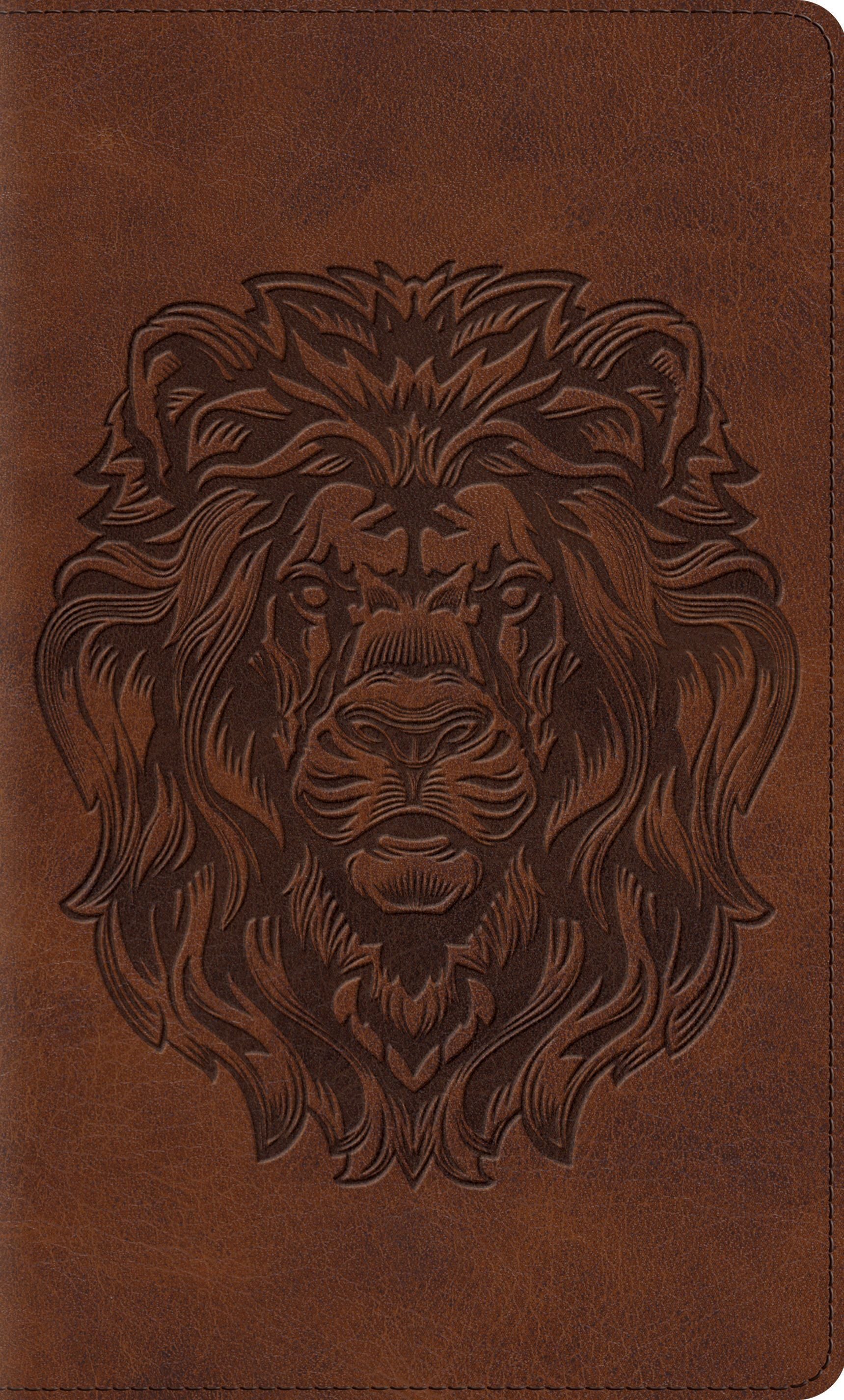 ESV Thinline Bible (TruTone, Brown, Royal Lion)