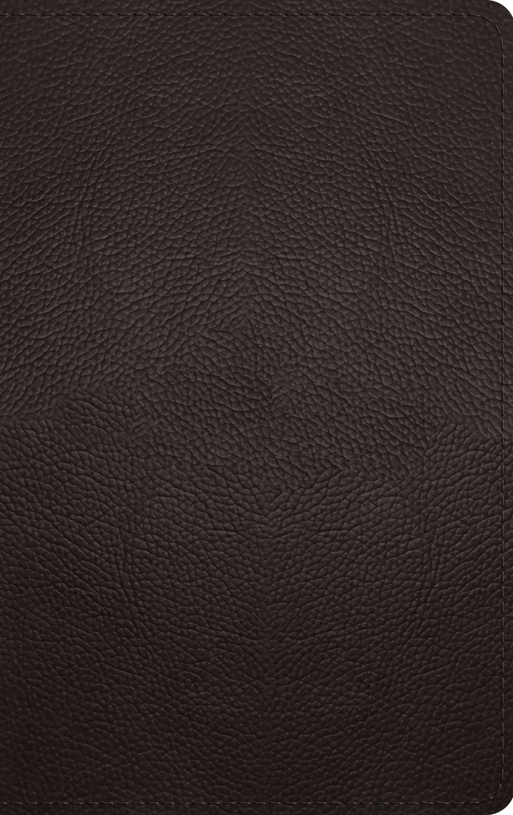 ESV Thinline Bible (Buffalo Leather, Deep Brown)