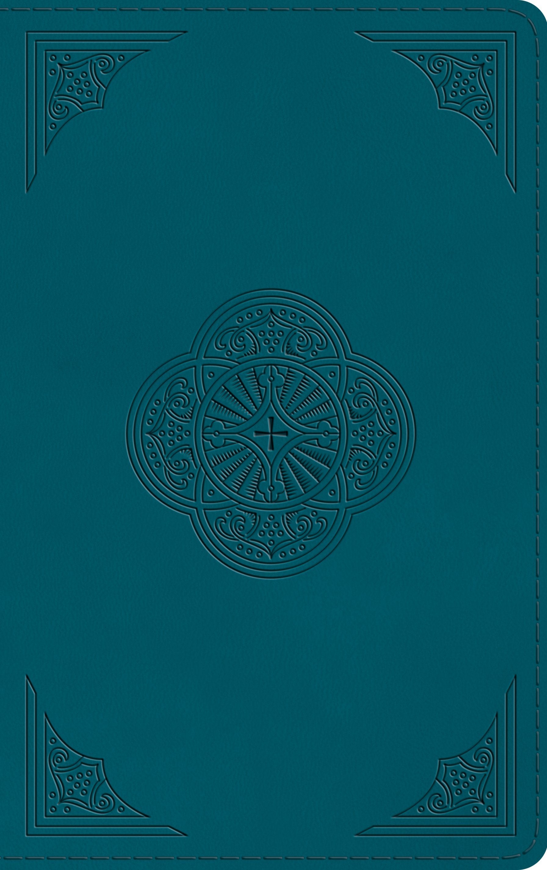 ESV Thinline Bible (TruTone, Deep Teal, Rotunda Design)