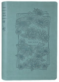 NLT Premium Value Thinline Bible Filament Enabled Edition (Bouquet Teal)