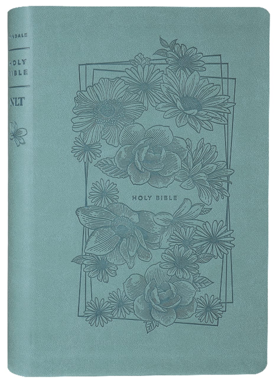 NLT Premium Value Thinline Bible Filament Enabled Edition (Bouquet Teal)
