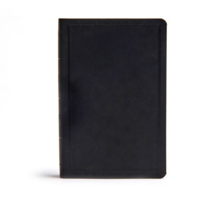 CSB Deluxe Gift Bible Black (Red Letter Ed)