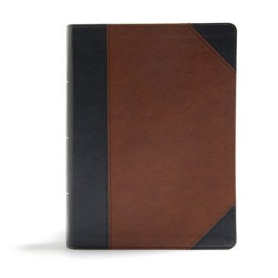 CSB Study Bible Black/Tan (Red Letter Edition)