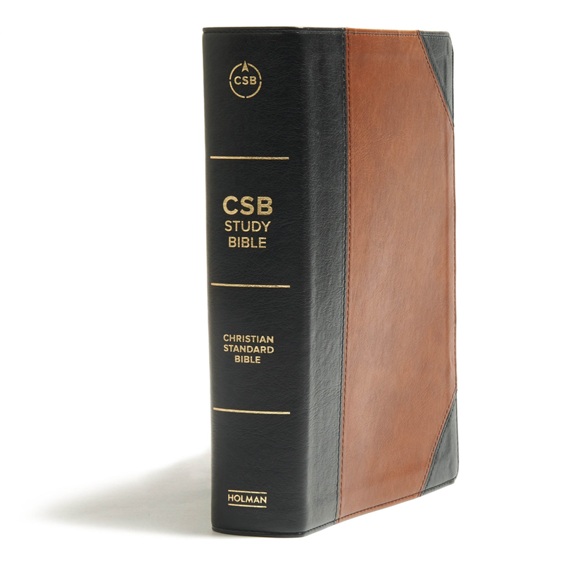 CSB Study Bible Black/Tan (Red Letter Edition)