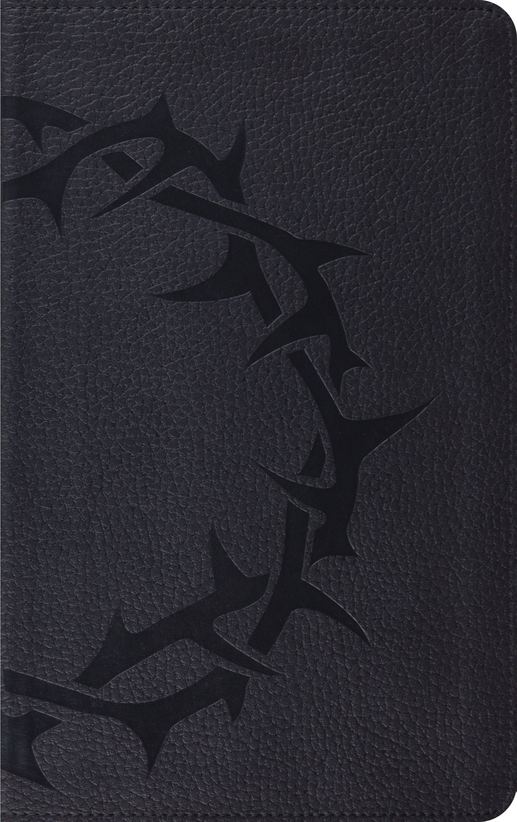 ESV Thinline Bible (TruTone, Charcoal, Crown Design)