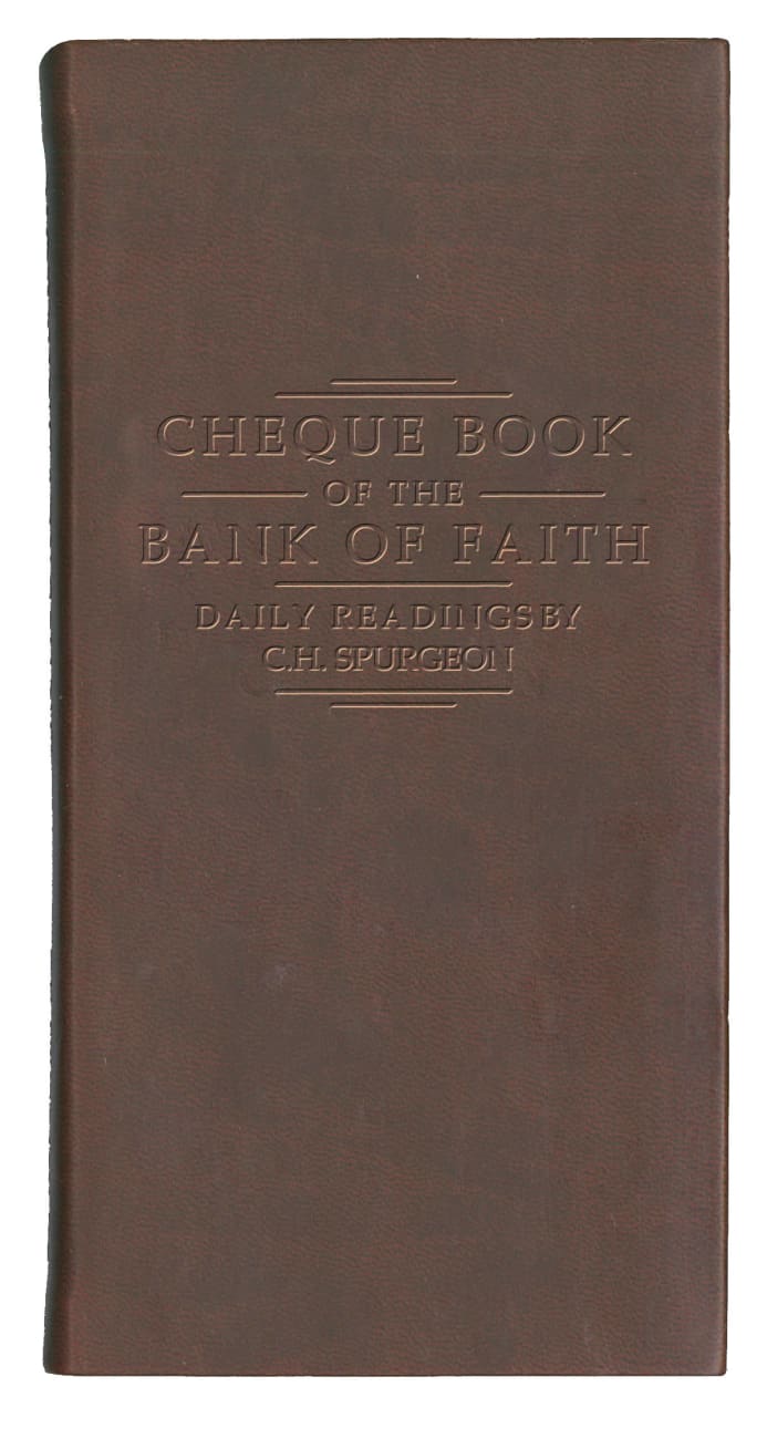 Cheque Book of the Bank of Faith