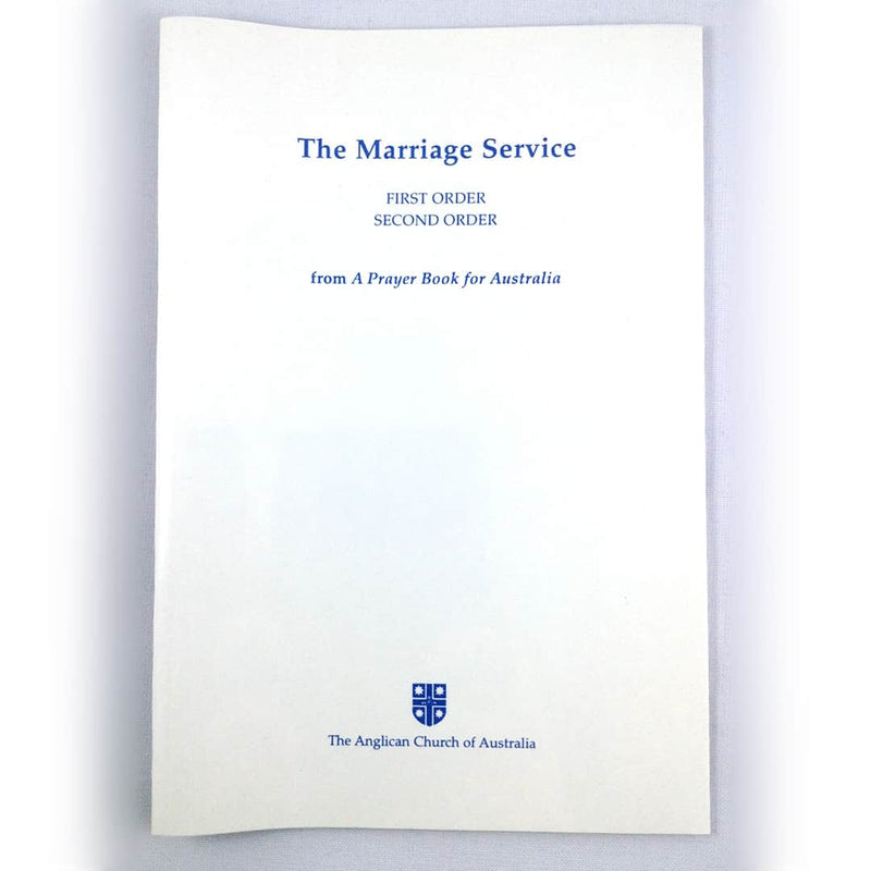 APBA Marriage Service Service Booklet