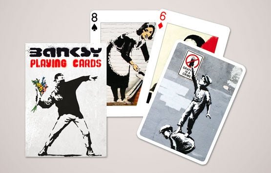 Banksy Playing Cards - 9001890165214 - Playing Cards - piatnik - The Little Lost Bookshop