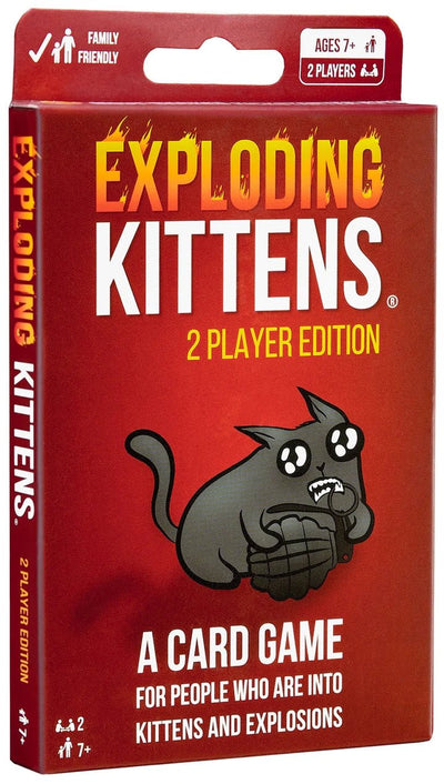 Exploding Kittens (2 Player) - 810083040660 - Board Games - The Little Lost Bookshop