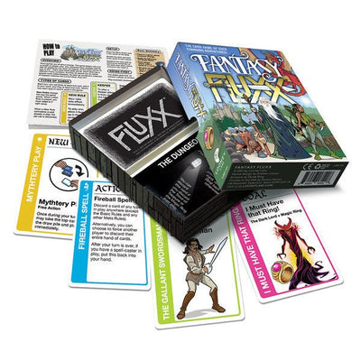 Fantasy Fluxx - 850023181008 - Card Game - Looney Labs - The Little Lost Bookshop