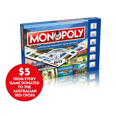 Monopoly: Australian Community Relief - 5053410004736 - Monopoly - Board Games - The Little Lost Bookshop