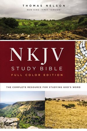 NKJV Study Bible Full-Color (Black Letter Edition)