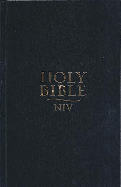 NIV Thinline Bible Black (Hardback)