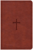 CSB Compact Ultrathin Reference Bible, Brown LeatherTouch
