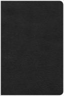 CSB Large Print Personal Size Reference Bible, Black LeatherTouch, Indexed