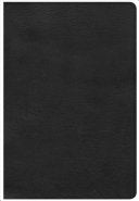CSB Giant Print Reference Bible, Black Leathertouch