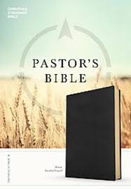 CSB Pastors Bible, Black Deluxe LeatherTouch