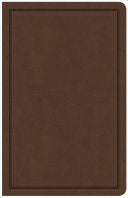 CSB Deluxe Gift Bible, Brown LeatherTouch