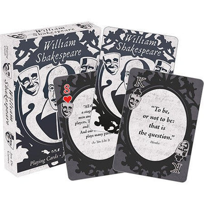 Playing Cards William Shakespeare Quotes - 840391127180 - VR Distribution - The Little Lost Bookshop - The Little Lost Bookshop