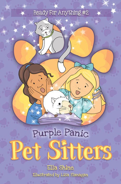 Purple Panic (Pet Sitters: Ready For Anything #2) - 9780648943013 - Ella Shine - Puddle Dog Press - The Little Lost Bookshop