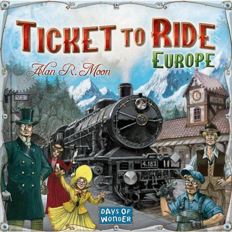 Ticket to Ride Europe - 824968232026 - VR Distribution - Board Games - The Little Lost Bookshop