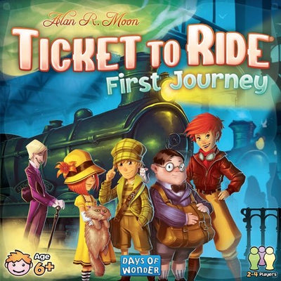 Ticket to Ride First Journey - 824968201251 - Ticket to Ride - Days of Wonder - The Little Lost Bookshop