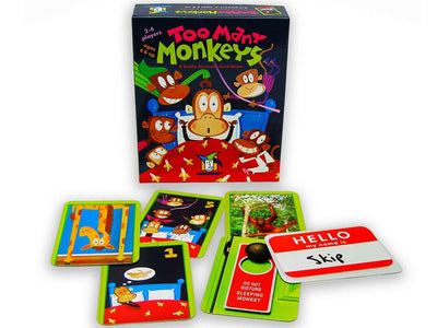 Too Many Monkeys Card Game - 759751002411 - Game - Gamewright - The Little Lost Bookshop