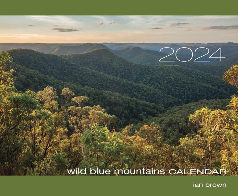 Wild Blue Mountains Calendar 2024 - 9369999027599 - Ian Brown - Windy Cliff Press - The Little Lost Bookshop